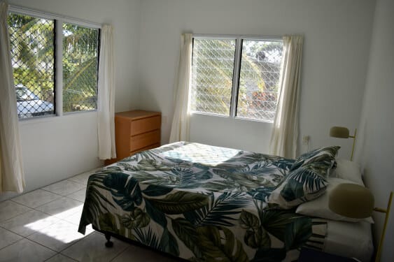Master Bedroom at Parere House, Rarotonga Cook Islands